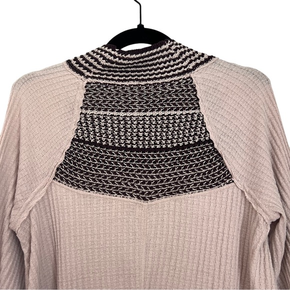 Free People Pink and Black Knit Top - Picture 8 of 12